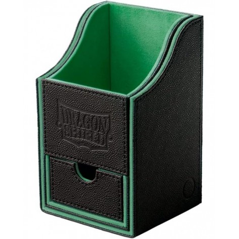 Кутия за карти Dragon Shield Nest Box - Black/Green (100+ бр.)