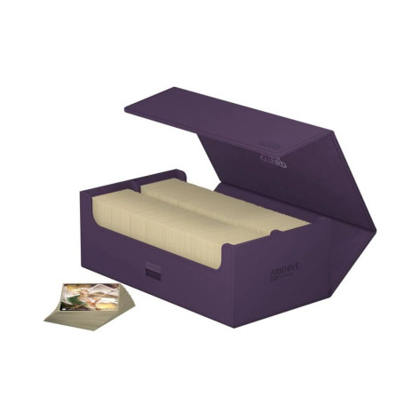 Кутия за карти Ultimate Guard Arkhive XenoSkin Monocolor - Лилава (800+)