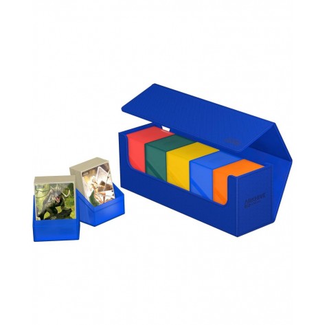 Кутия за карти Ultimate Guard Arkhive XenoSkin, Синя (400+)