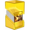 Кутия за карти Ultimate Guard Boulder Deck Case Clear, Amber (100+ бр.)