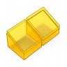Кутия за карти Ultimate Guard Boulder Deck Case Clear, Amber (100+ бр.)