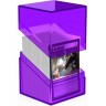 Кутия за карти Ultimate Guard Boulder Deck Case Clear, Amethyst (100+ бр.)