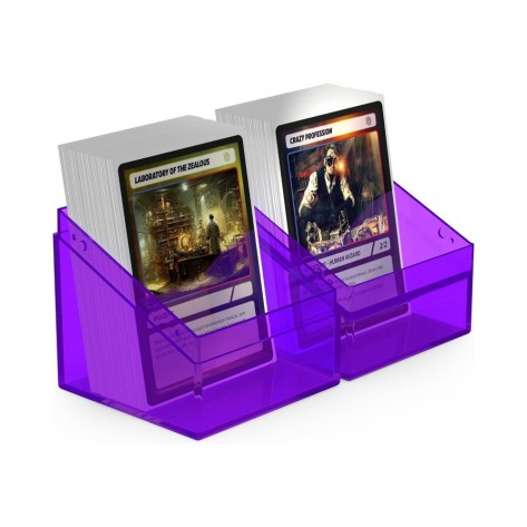 Кутия за карти Ultimate Guard Boulder Deck Case Clear, Amethyst (100+ бр.)