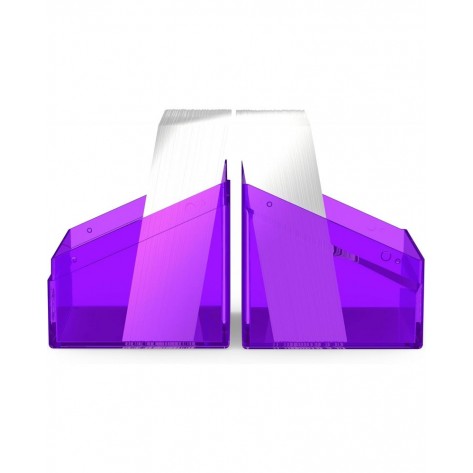 Кутия за карти Ultimate Guard Boulder Deck Case Clear, Amethyst (100+ бр.)