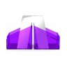 Кутия за карти Ultimate Guard Boulder Deck Case Clear, Amethyst (100+ бр.)