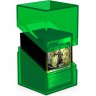 Кутия за карти Ultimate Guard Boulder Deck Case Clear, Emerald (100+ бр.)