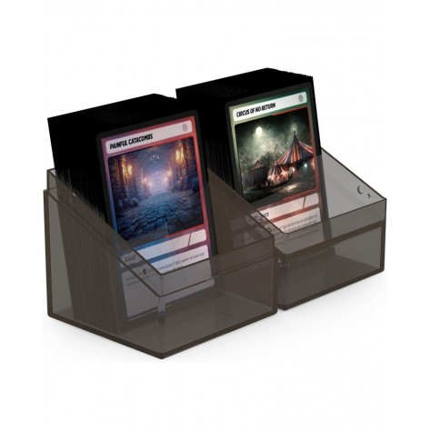 Кутия за карти Ultimate Guard Boulder Deck Case Clear, Onyx (100+ бр.)
