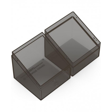 Кутия за карти Ultimate Guard Boulder Deck Case Clear, Onyx (100+ бр.)