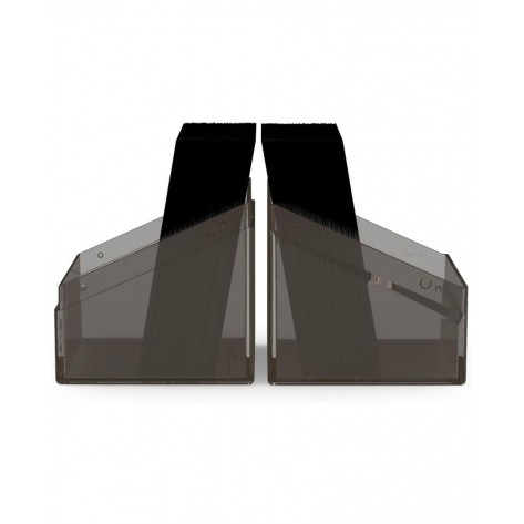 Кутия за карти Ultimate Guard Boulder Deck Case Clear, Onyx (100+ бр.)