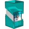 Кутия за карти Ultimate Guard Boulder Deck Case Clear, Malachite (100+ бр.)