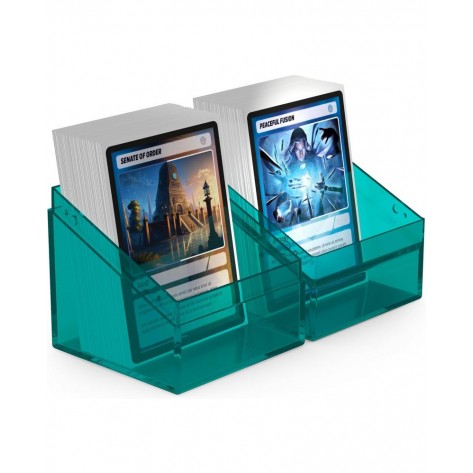Кутия за карти Ultimate Guard Boulder Deck Case Clear, Malachite (100+ бр.)