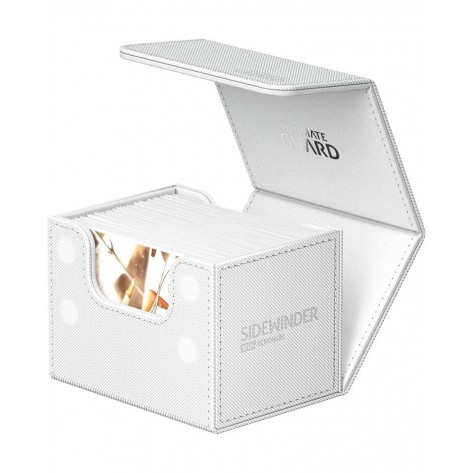 Кутия за карти Ultimate Guard Sidewinder XenoSkin, Бяла (100+ бр.)