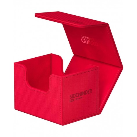 Кутия за карти Ultimate Guard Sidewinder XenoSkin, Червена (100+ бр.)