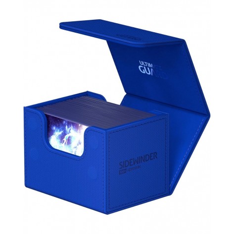 Кутия за карти Ultimate Guard Sidewinder XenoSkin, Синя (100+ бр.)