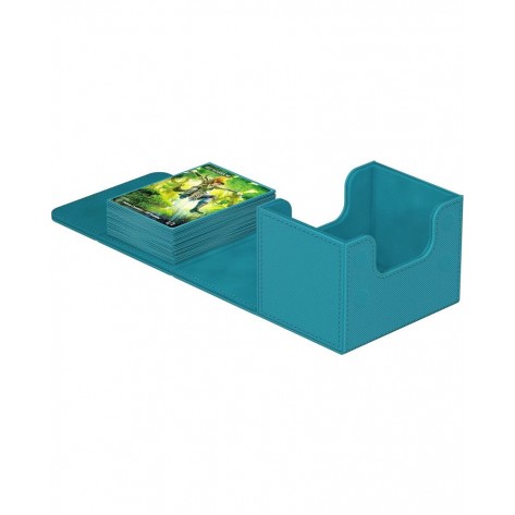 Кутия за карти Ultimate Guard Sidewinder XenoSkin, Петрол (100+ бр.)