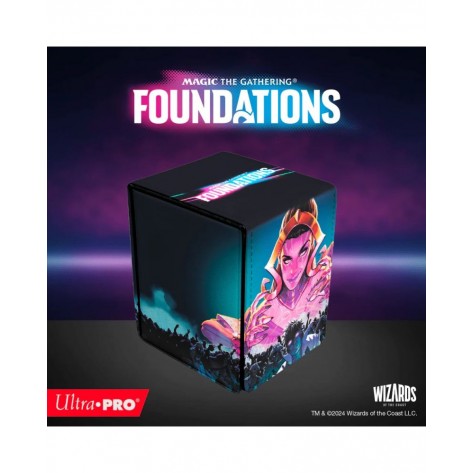 Кутия за карти Ultra Pro Magic The Gathering: Foundations - Liliana Alcove Flip Deck Box