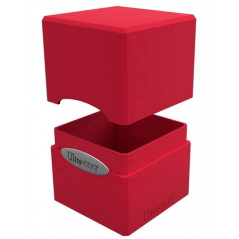 Кутия за карти Ultra Pro Satin Cube - Apple Red (100+ бр.)