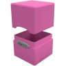 Кутия за карти Ultra Pro Satin Cube - Hot Pink (100+ бр.)