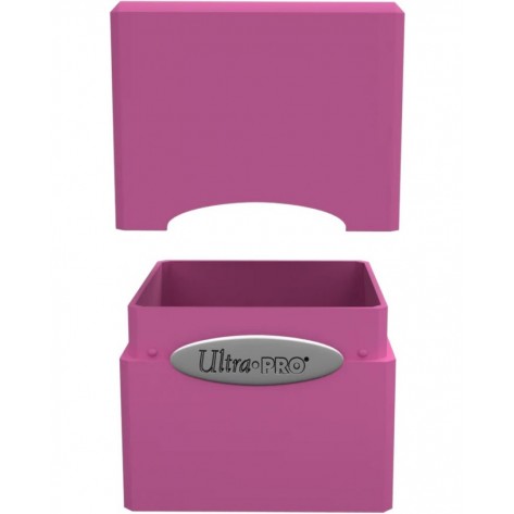 Кутия за карти Ultra Pro Satin Cube - Hot Pink (100+ бр.)