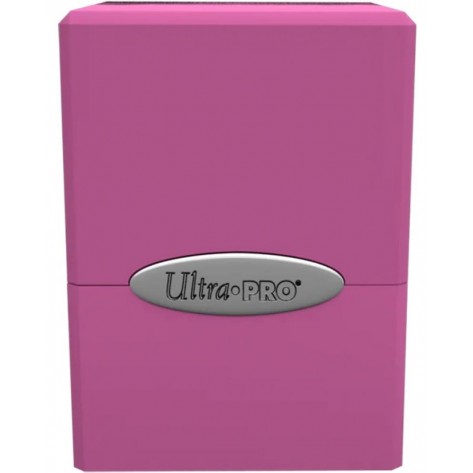 Кутия за карти Ultra Pro Satin Cube - Hot Pink (100+ бр.)