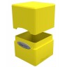 Кутия за карти Ultra Pro Satin Cube - Lemon Yellow (100+ бр.)