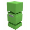 Кутия за карти Ultra Pro Satin Tower - Lime Green (100+ бр.)