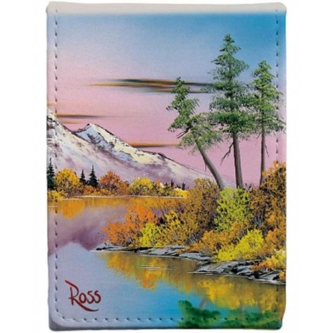 Кутия за съхранение на карти Ultra Pro - Bob Ross: Mighty Mountain Lake Alcove Flip Box