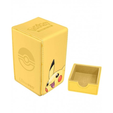 Кутия за съхранение на карти Ultra Pro - Pokemon TCG: Pikachu Alcove Tower Deck Box (100 бр.)