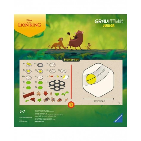 Логическа игра Ravensburger GraviTrax Junior Lion King Bundle