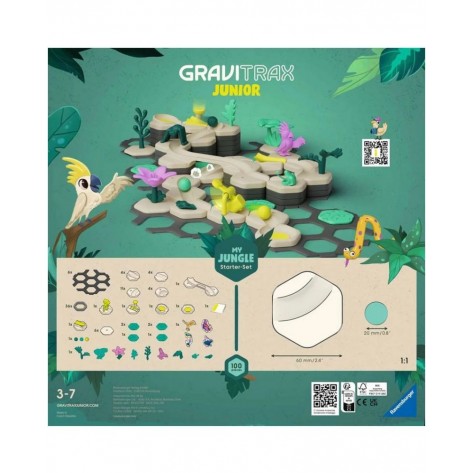 Логическа игра Ravensburger GraviTrax Junior - Стартов комплект L Джунгла