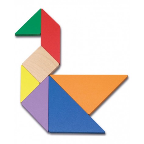 Логическа игра Танграм (метална кутия)