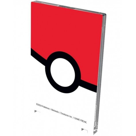 Магнитна кутия за карти Ultra Pro - One-Touch Edge Magnetic Card Holder, Poke Ball (35 pt)