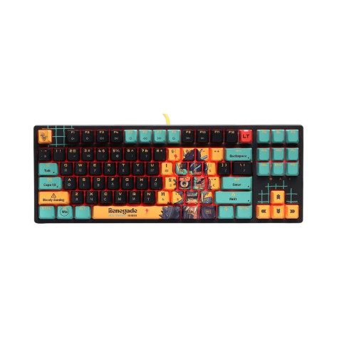 Механична клавиатура A4Tech Bloody - AT87, Alpha Optical Switch, RGB, TKL, Renegade