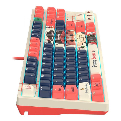 Механична клавиатура A4Tech Bloody - AT87, Alpha Optical Switch, TKL, RGB,  Proxy Boom