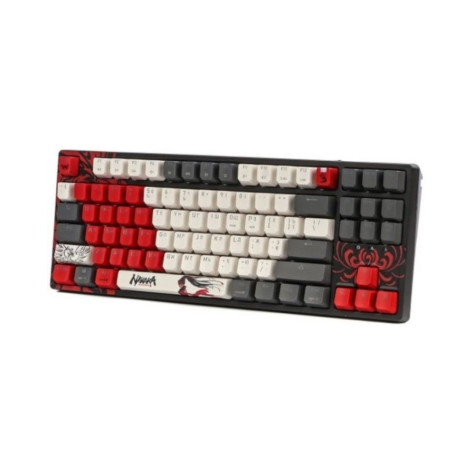 Механична клавиатура A4Tech - WS87 Naraka, безжична, Bloody BLMS Red, RGB, черна