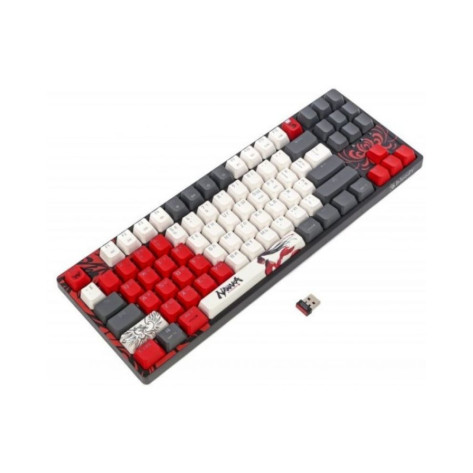 Механична клавиатура A4Tech - WS87 Naraka, безжична, Bloody BLMS Red, RGB, черна