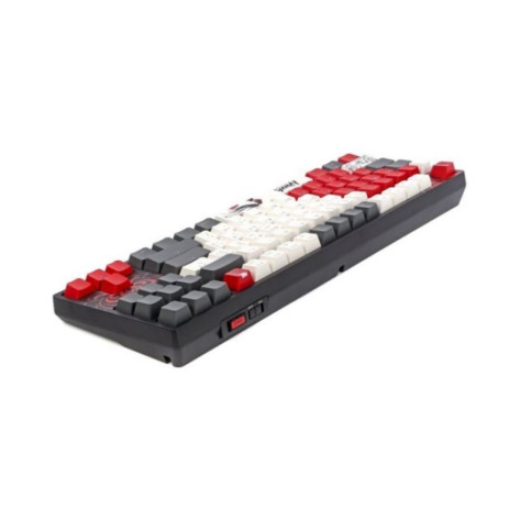 Механична клавиатура A4Tech - WS87 Naraka, безжична, Bloody BLMS Red, RGB, черна