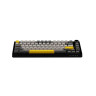 Механична клавиатура Ajazz - AK820 Moon, линейни суичове, RGB, сива/жълта