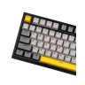 Механична клавиатура Ajazz - AK820 Moon, линейни суичове, RGB, сива/жълта
