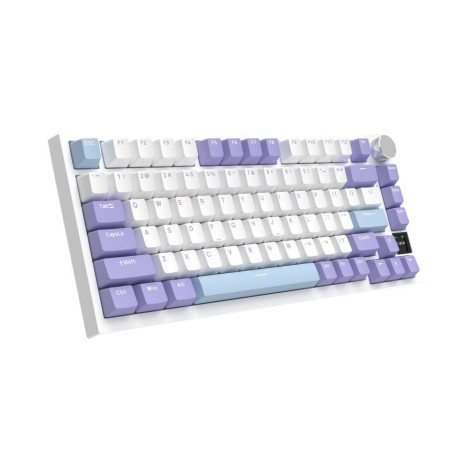 Механична клавиатура AJAZZ – AK820 Pro, безжична, Flying Fish, RGB, лилава