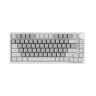 Механична клавиатура AJAZZ - AK820, Red Switches, бяла подсветка, сива/бяла