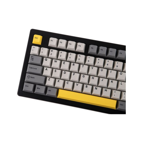 Механична клавиатура Ajazz - AK820 V2, Arctic Isle Magnetic, RGB, сива/жълта/черна