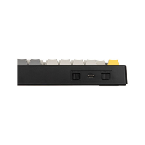 Механична клавиатура Ajazz - AK820 V2, Arctic Isle Magnetic, RGB, сива/жълта/черна
