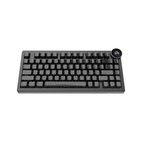 Механична клавиатура AJAZZ - AK820 V2 PRO, безжична, Ajazz White Peach, RGB, черна
