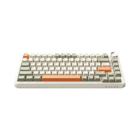 Механична клавиатура AJAZZ – AK820 Max, безжична, Flying Fish, RGB, Retro Beige