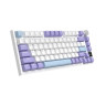 Механична клавиатура AJAZZ– AK820 Pro, безжична, Gift Switch, RGB, лилава