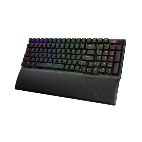 Механична клавиатура ASUS - ROG STRIX SCOPE II 96, NX Snow, RGB, черна