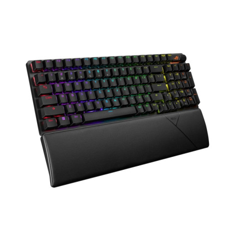 Механична клавиатура ASUS - ROG STRIX SCOPE II 96, NX Snow, RGB, черна
