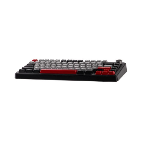 Механична клавиатура Aula - F75 Max, безжична, Reaper Switch, RGB, червена/черна