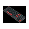 Механична клавиатура Bloody - AT98, Alpha Optical Switch, RGB, черна/червена